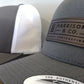 Yupoong custom leatherette patch hats