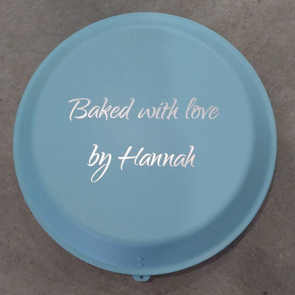 Custom engraved pie pans